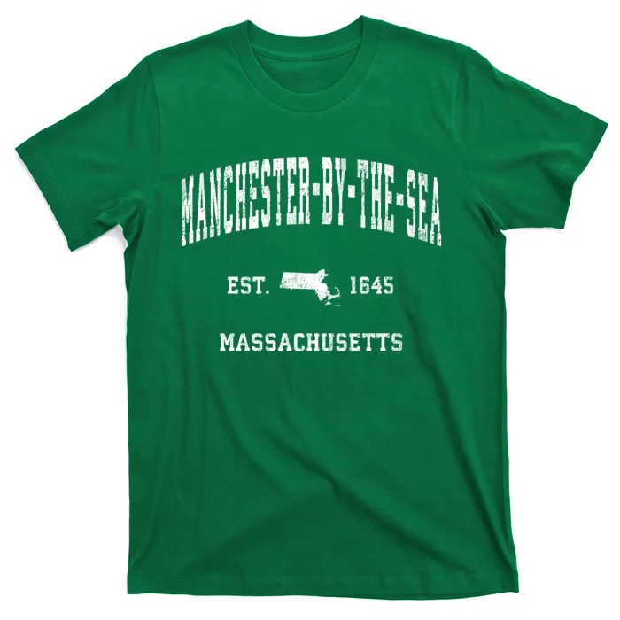 Manchester By The Sea Massachusetts Ma Vintage Athletic T-Shirt