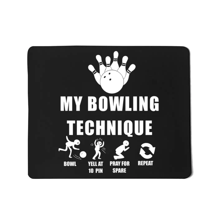 My Bowling Technique Mousepad