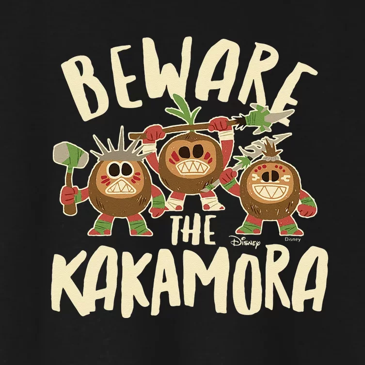 Moana Beware The Kakamora Women's Crop Top Tee