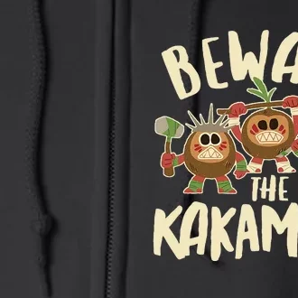 Moana Beware The Kakamora Full Zip Hoodie