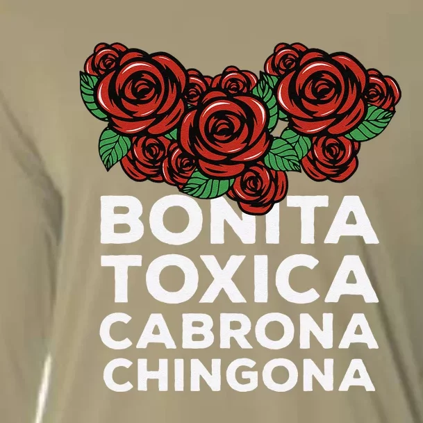 Mexicana Bonita Toxica Viva La Bonita Toxica Pero Chingona Cooling Performance Long Sleeve Crew