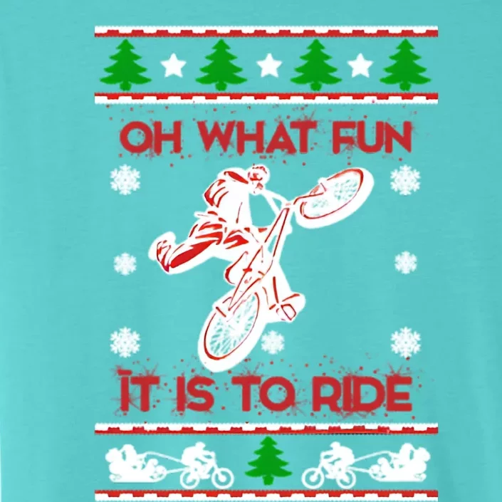 Mountain Bike Ugly Christmas ChromaSoft Performance T-Shirt