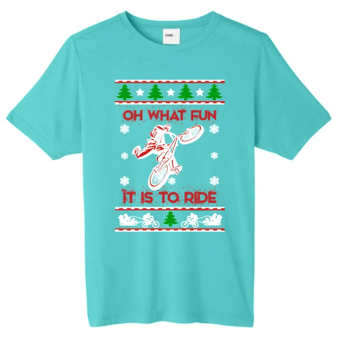 Mountain Bike Ugly Christmas ChromaSoft Performance T-Shirt