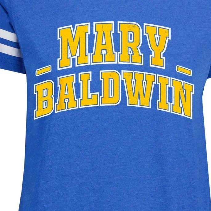 Mary Baldwin University Alumni Apparel Gift Enza Ladies Jersey Football T-Shirt