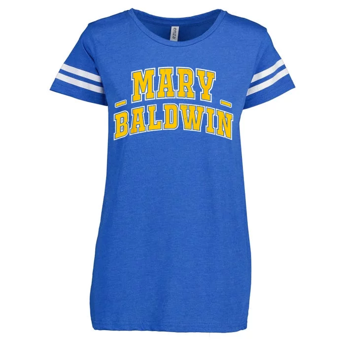 Mary Baldwin University Alumni Apparel Gift Enza Ladies Jersey Football T-Shirt