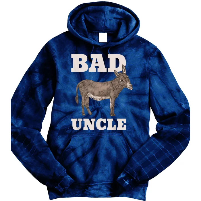 Mens BADASS Uncle Funny Pun Cool Tie Dye Hoodie