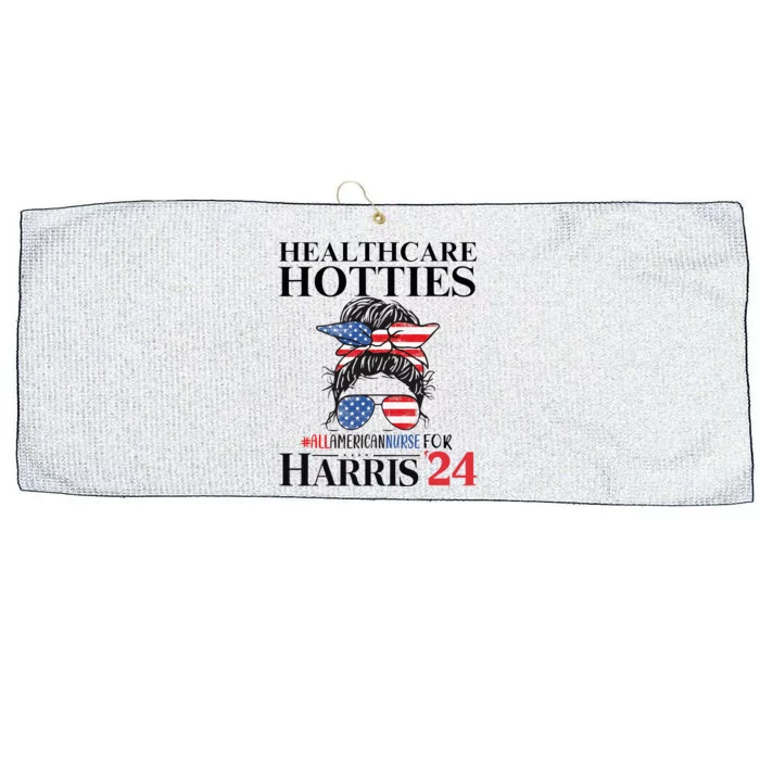 Messy Bun Usa Nurse Healthcare Hotties For Harris 24 Large Microfiber Waffle Golf Towel