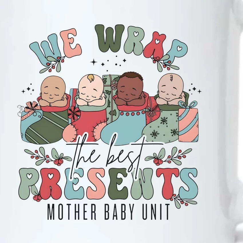 Mother Baby Unit Christmas Wrap The Best Presents Black Color Changing Mug