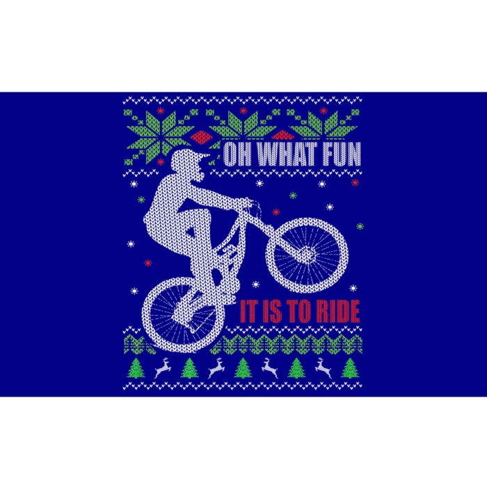 Mountain Bike Ugly Christmas Mountain Biking Gift Bumper Sticker