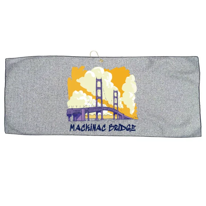 Mackinac Bridge US Travel Large Microfiber Waffle Golf Towel