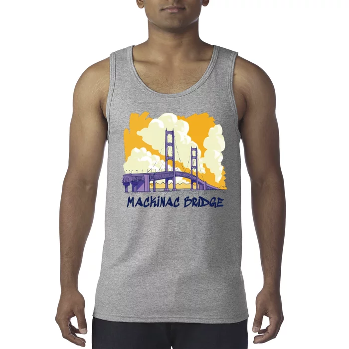 Mackinac Bridge US Travel Tank Top