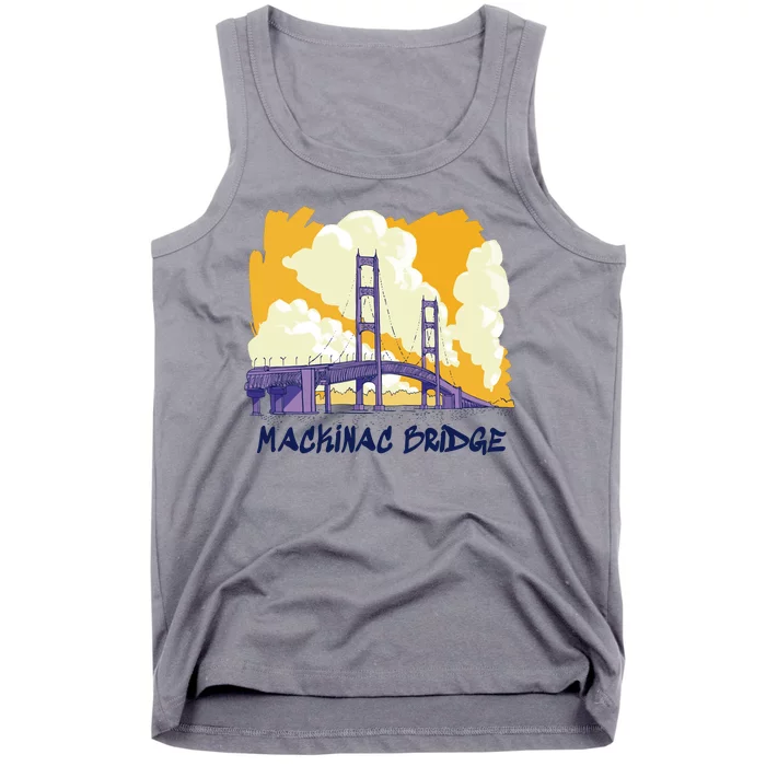 Mackinac Bridge US Travel Tank Top