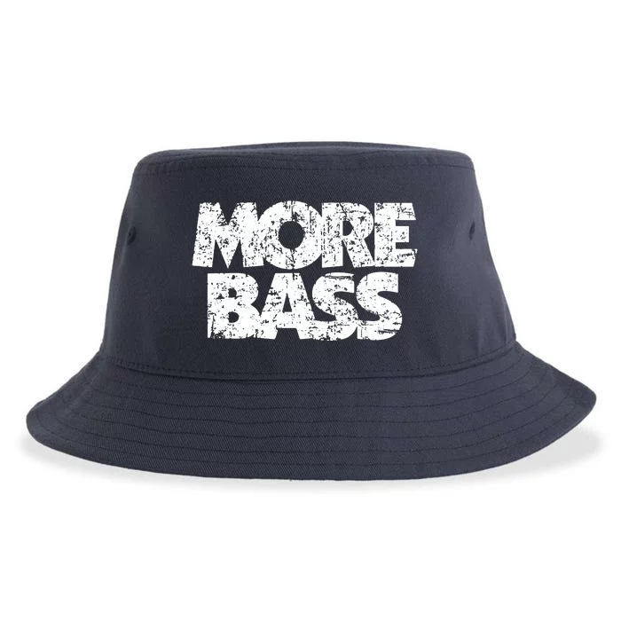 More Bass Vintage Bassist Bass Players Sustainable Bucket Hat