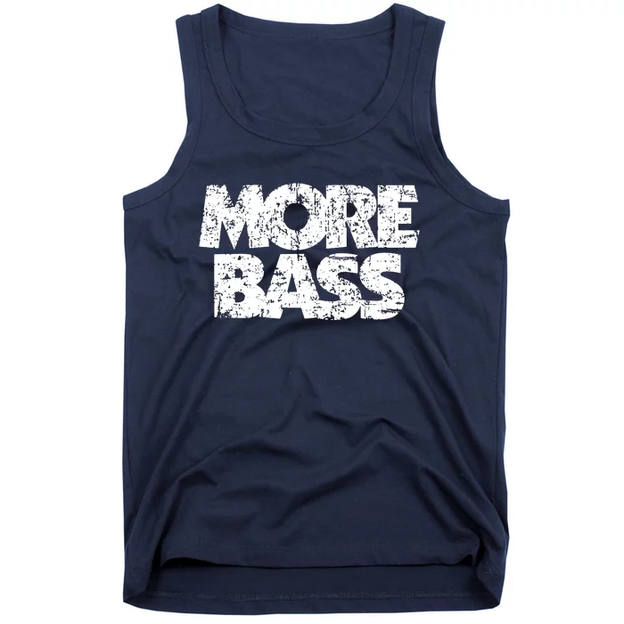 More Bass Vintage Bassist Bass Players Tank Top