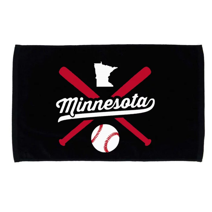 Minnesota Baseball Vintage State Pride Love City Microfiber Hand Towel