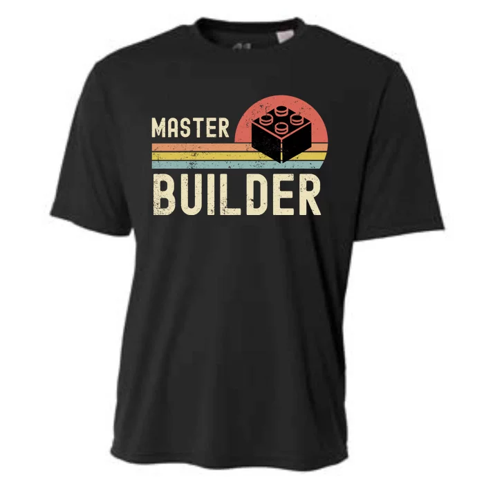 Master Builder Vintage Style Gift Cooling Performance Crew T-Shirt