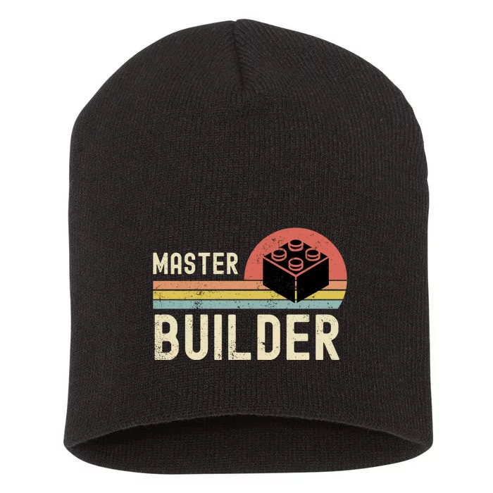 Master Builder Vintage Style Gift Short Acrylic Beanie