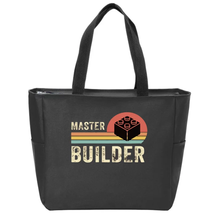 Master Builder Vintage Zip Tote Bag