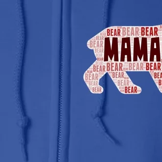 Mama Bear V2 Gift (Unisex Sizing By Popular Ded!) Full Zip Hoodie