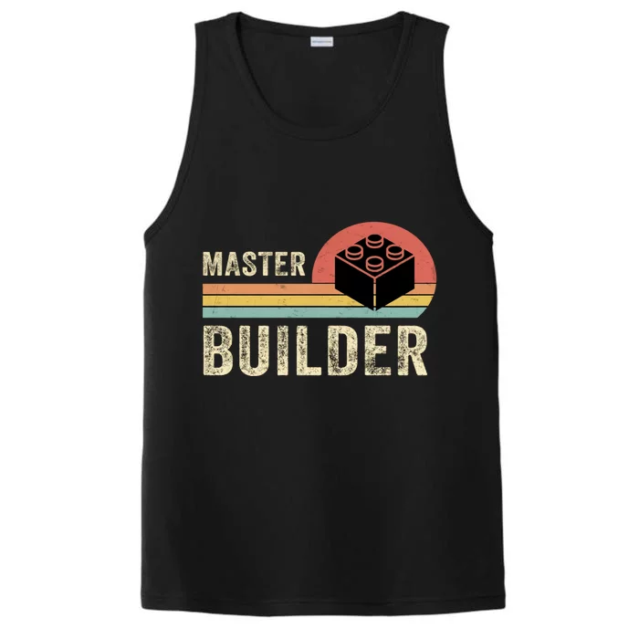 Master Builder Vintage Style Lego Gift Performance Tank