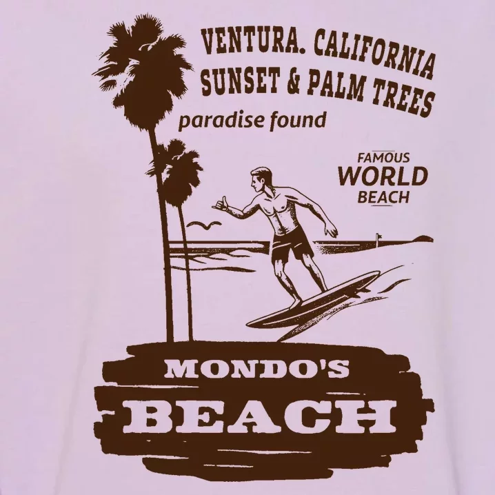 Mondos Beach Ventura Surf Lover Garment-Dyed Sweatshirt