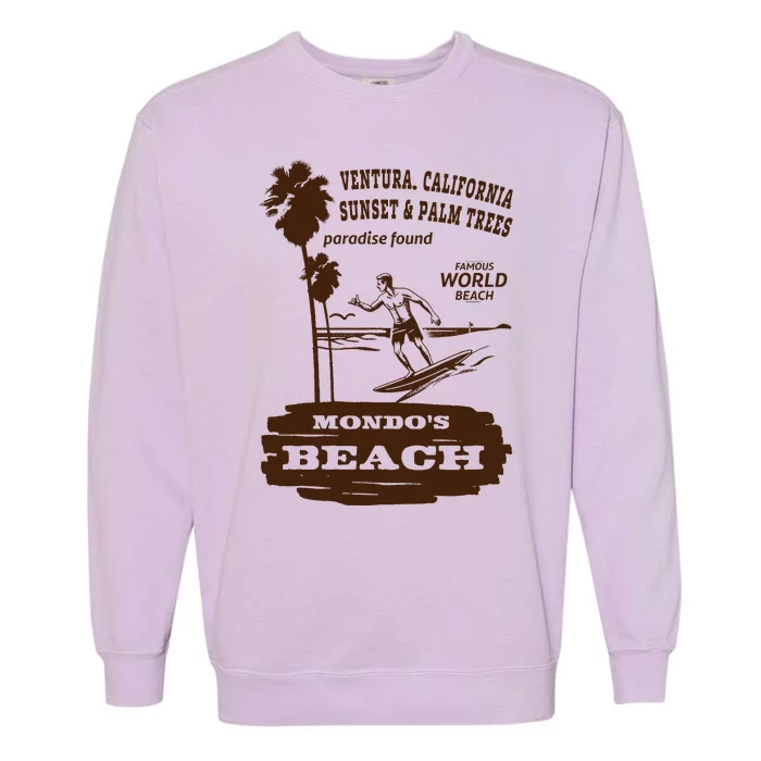 Mondos Beach Ventura Surf Lover Garment-Dyed Sweatshirt