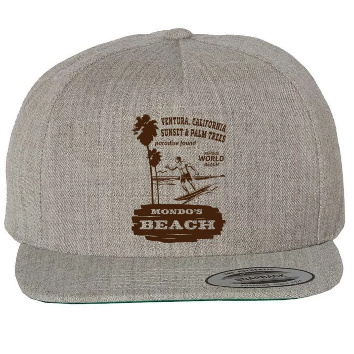 Mondos Beach Ventura Surf Lover Wool Snapback Cap