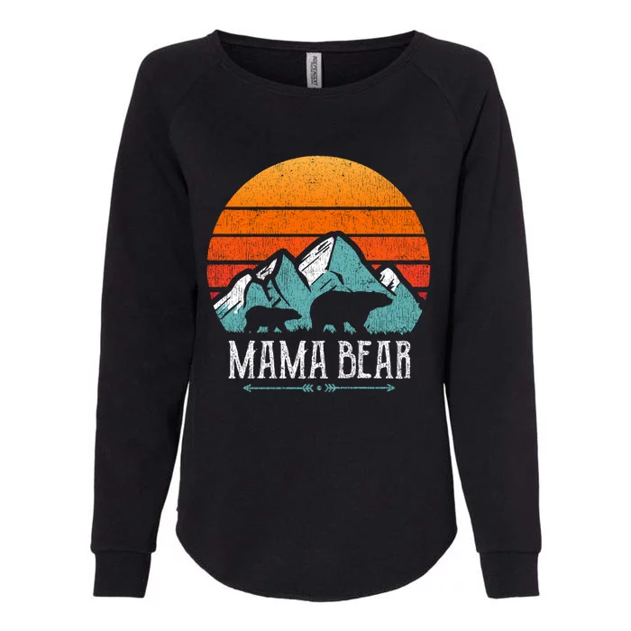 Mama Bear Vintage Mothers Day Retro Mom Womens California Wash Sweatshirt