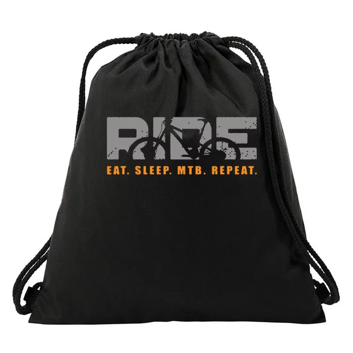 Mountain Bike Vintage MTB Drawstring Bag