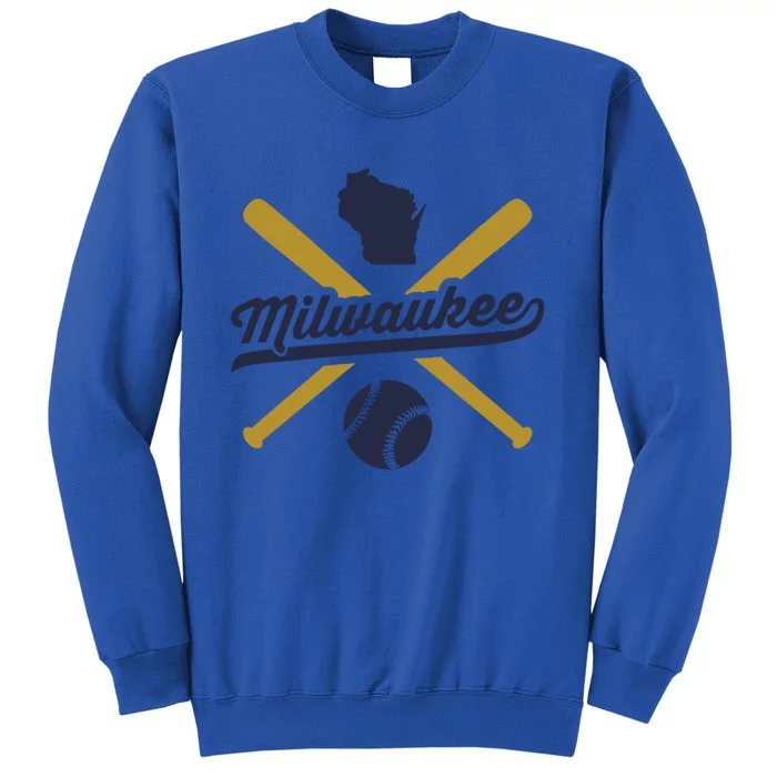 Milwaukee Baseball Vintage Wisconsin Pride Love City Gift Tall Sweatshirt