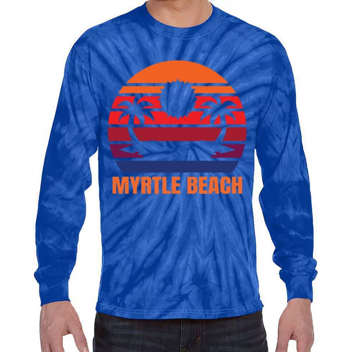 Myrtle Beach Vacation Gift Tie-Dye Long Sleeve Shirt