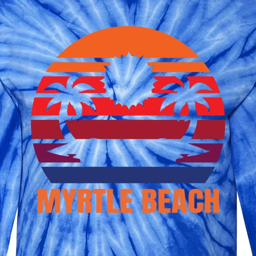 Myrtle Beach Vacation Gift Tie-Dye Long Sleeve Shirt