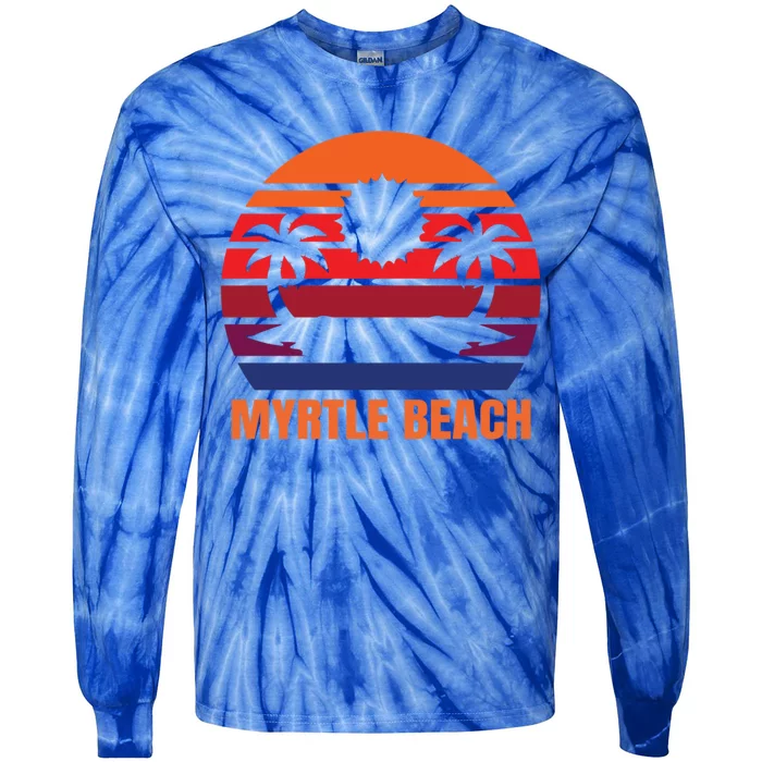 Myrtle Beach Vacation Gift Tie-Dye Long Sleeve Shirt