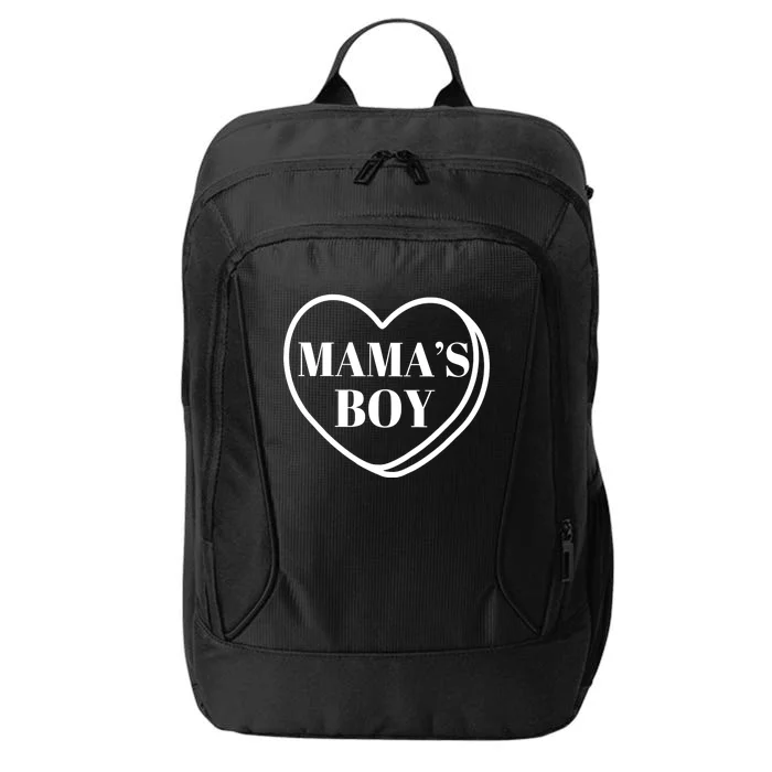 Mamas Boy Valentines Day City Backpack