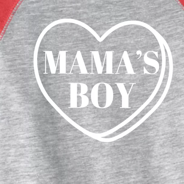 Mamas Boy Valentines Day Toddler Fine Jersey T-Shirt