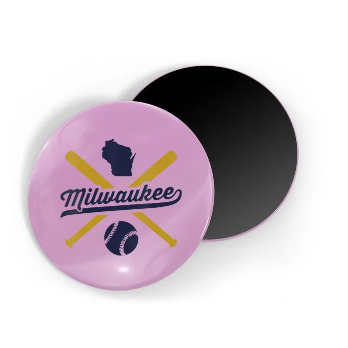 Milwaukee Baseball Wisconsin Pride Love City Magnet