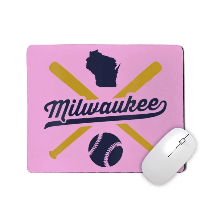 Milwaukee Baseball Wisconsin Pride Love City Mousepad