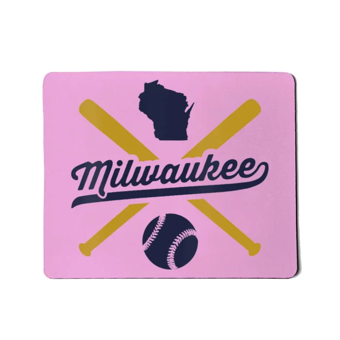 Milwaukee Baseball Wisconsin Pride Love City Mousepad