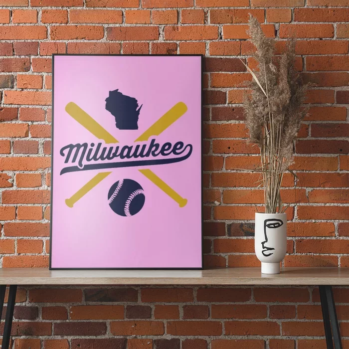 Milwaukee Baseball Wisconsin Pride Love City Poster