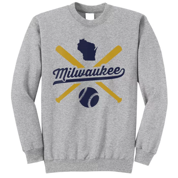 Milwaukee Baseball Wisconsin Pride Love City Tall Sweatshirt