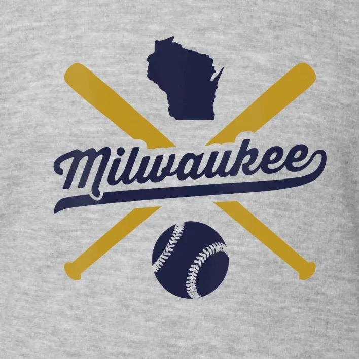 Milwaukee Baseball Wisconsin Pride Love City Toddler Sweatshirt