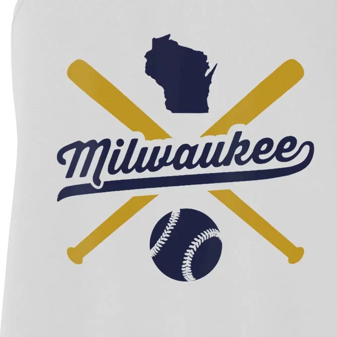 Milwaukee Baseball Wisconsin Pride Love City Women's Racerback Tank