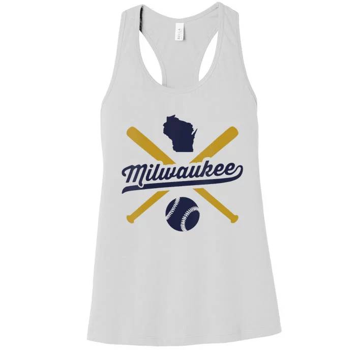 Milwaukee Baseball Wisconsin Pride Love City Women's Racerback Tank