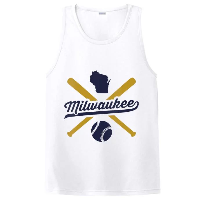 Milwaukee Baseball Wisconsin Pride Love City Performance Tank