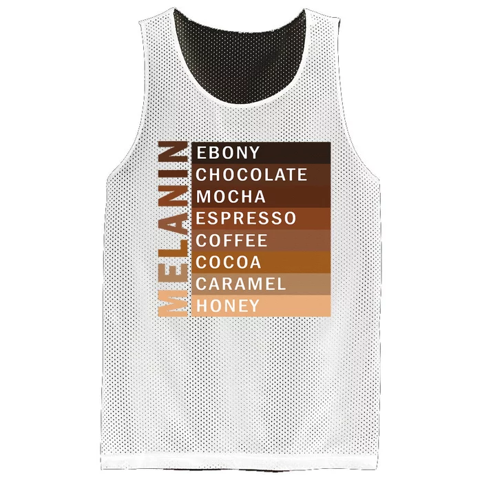 Melanin Black Women Poppin Brown Skin Black Girl Magic Mesh Reversible Basketball Jersey Tank