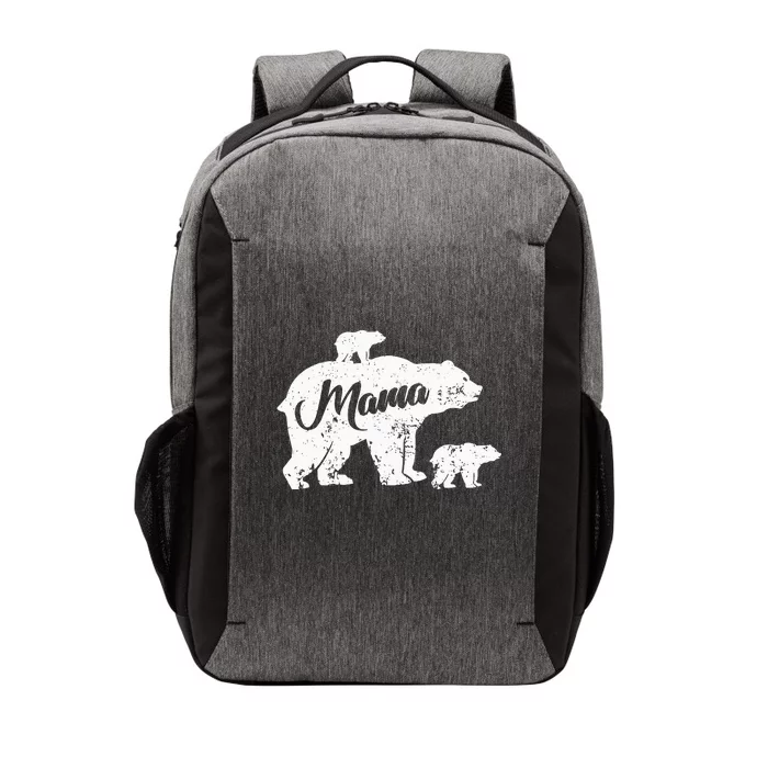 Mama Bear with two Family Bear Baby Newborn Mamabear Vector Backpack