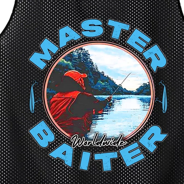 Master Baiter Worldwide Fishing Mesh Reversible Basketball Jersey Tank