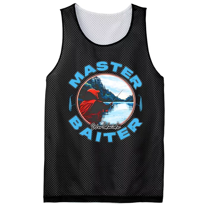 Master Baiter Worldwide Fishing Mesh Reversible Basketball Jersey Tank