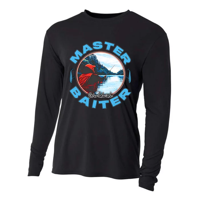 Master Baiter Worldwide Fishing Cooling Performance Long Sleeve Crew