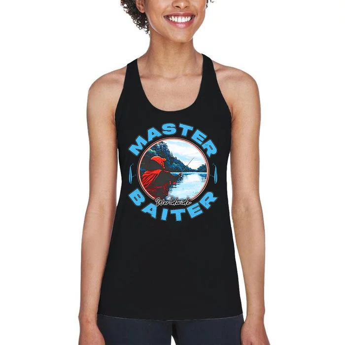 Master Baiter Worldwide Fishing Women's Racerback Tank